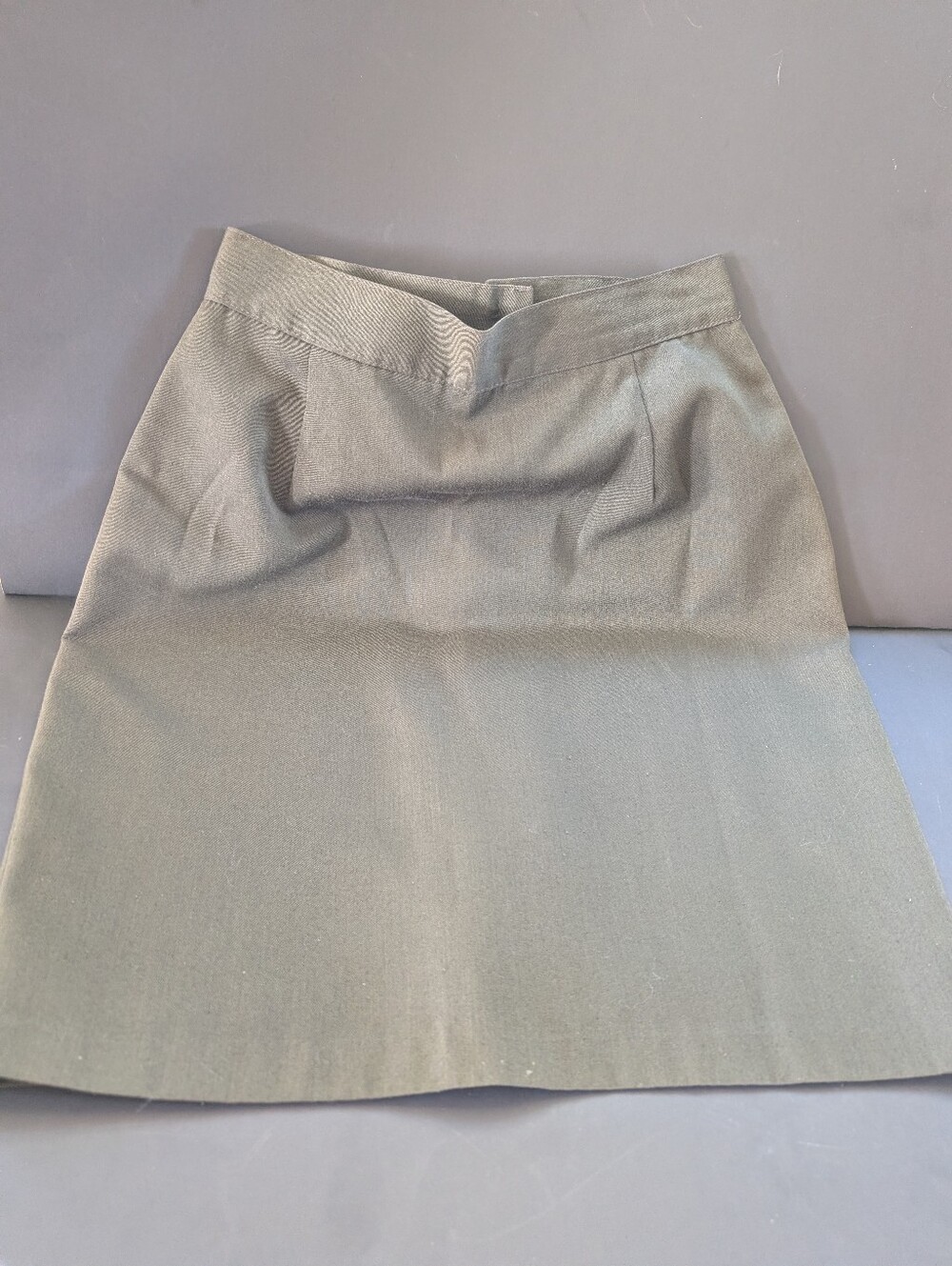 Retro Reitmans Dark Green Skirt With Pleats